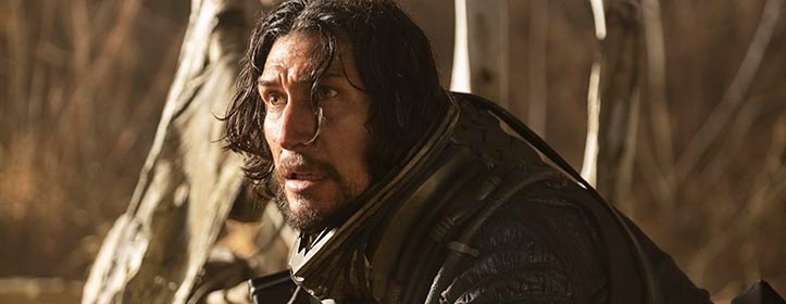 65 Has Adam Driver in Survival Mode Against Dinosaurs image